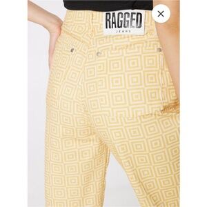 The Ragged Priest Geo Patterned Jeans by The Ragged Priest